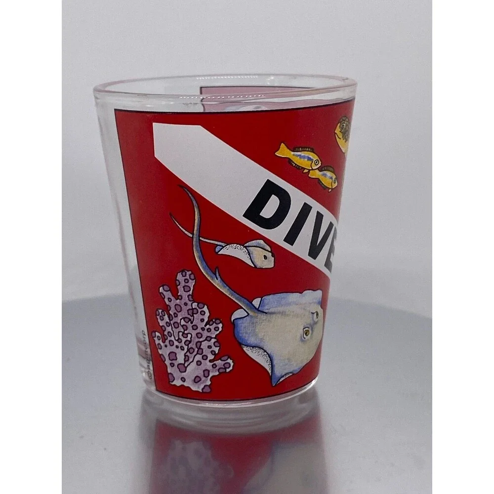 DIVE IN CAYMAN ISLANDS Shot Glass